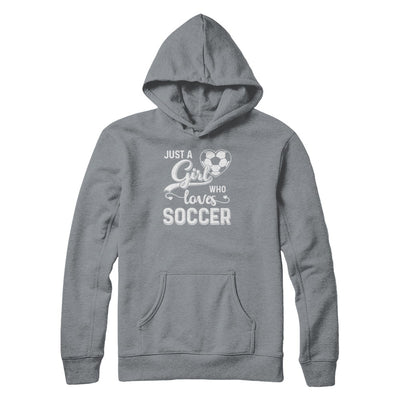 Just A Girl Who Loves Soccer T-Shirt & Tank Top | Teecentury.com