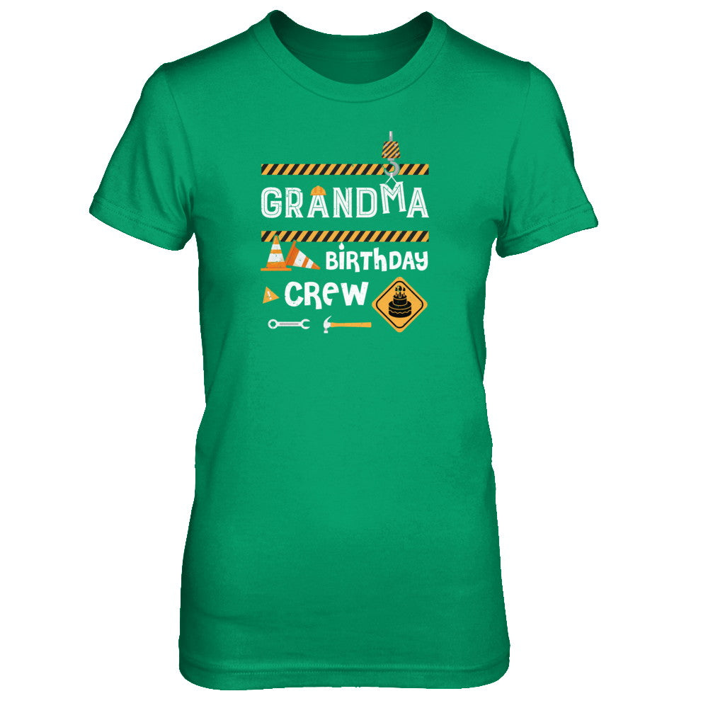 Grandma Birthday Crew Construction Birthday Party T-Shirt & Tank Top | Teecentury.com