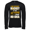 A Day Without Hockey Is Like Just Kidding I Have No Idea T-Shirt & Hoodie | Teecentury.com