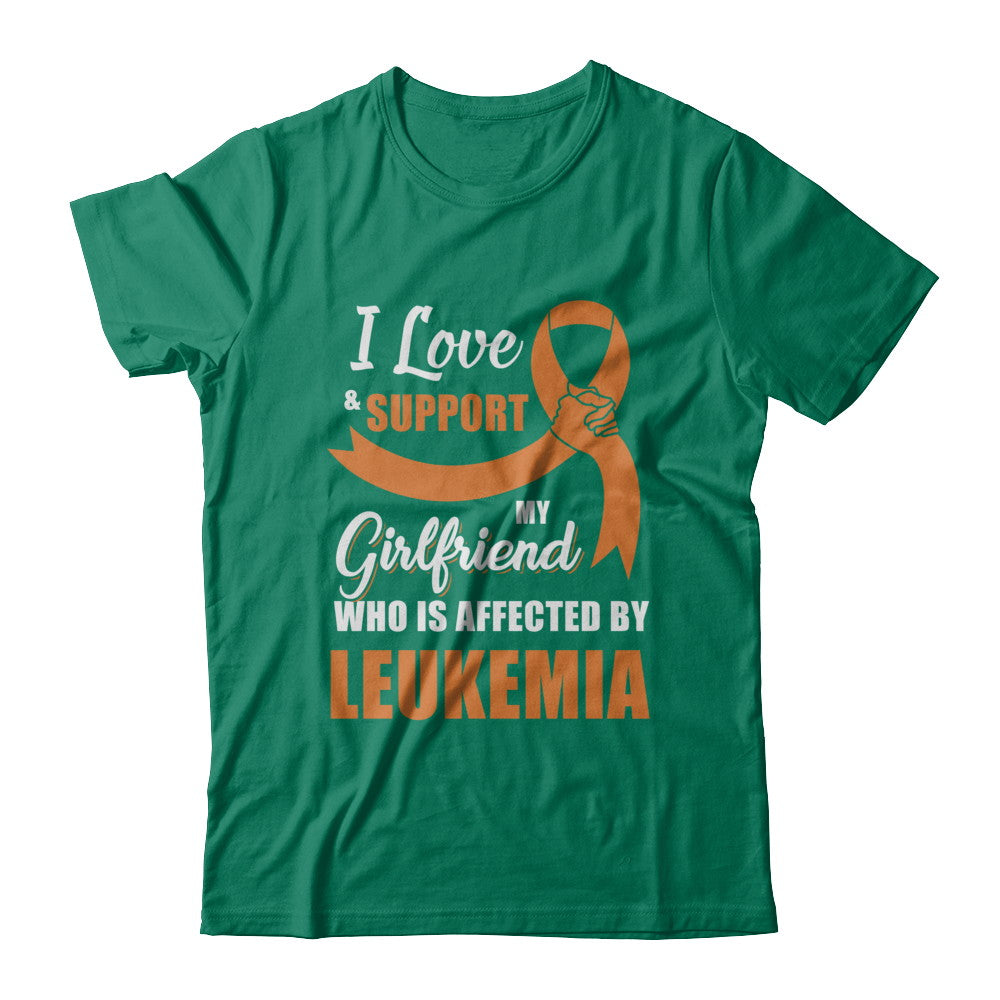 Leukemia Awareness Support Orange Girlfriend Boyfriend T-Shirt & Hoodie | Teecentury.com