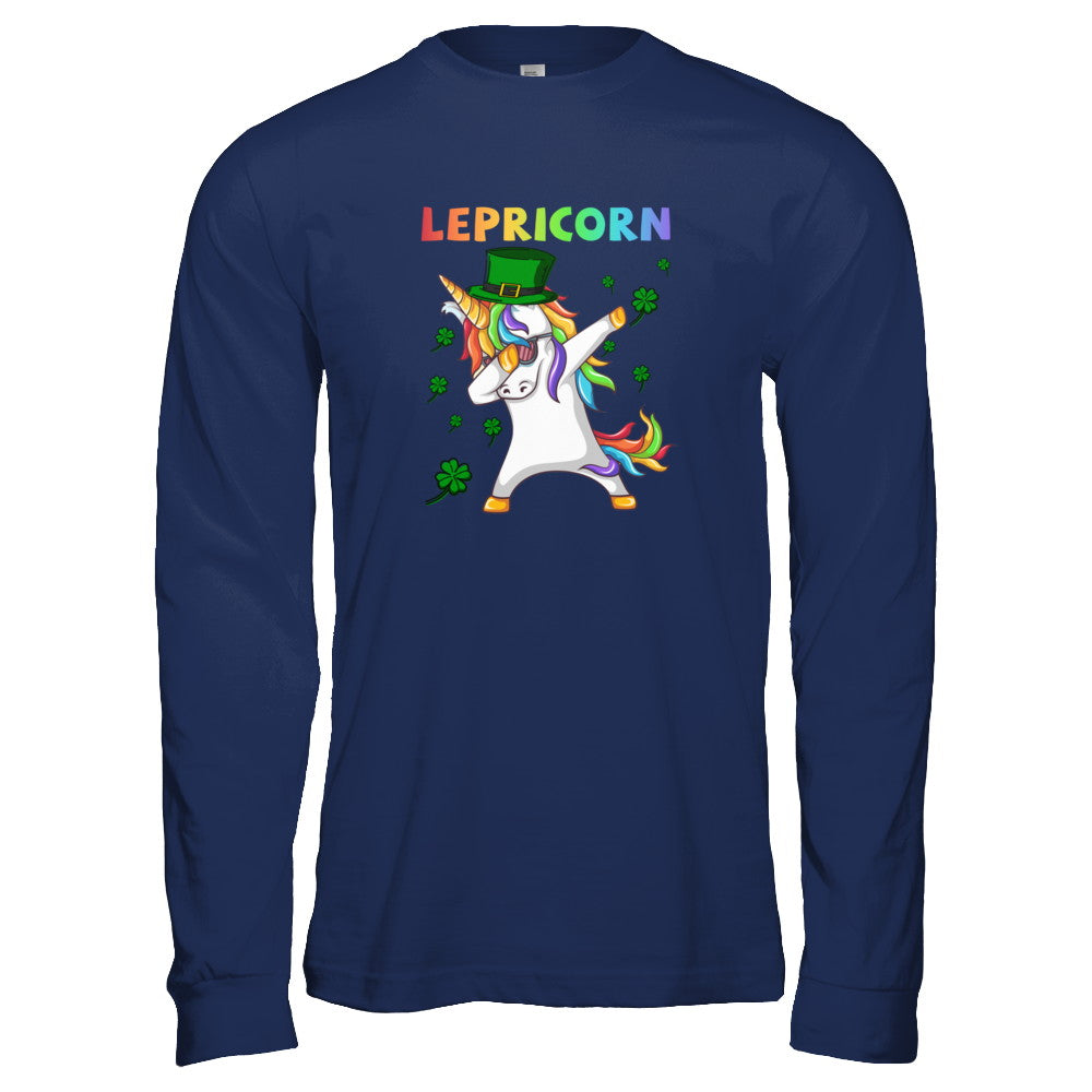 Dabbing Lepricorn Unicorn St Patricks Day Gift T-Shirt & Tank Top | Teecentury.com