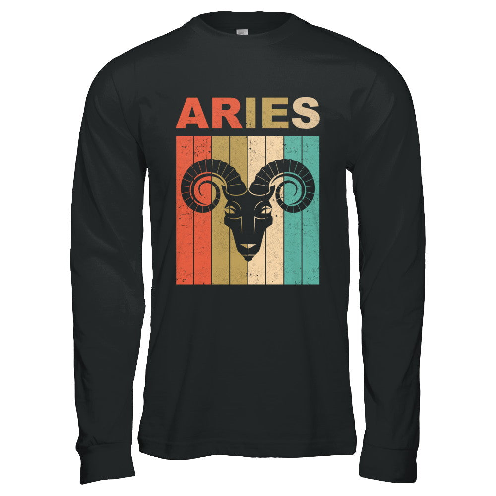 Vintage Aries Zodiac March April Birthday Gift T-Shirt & Hoodie | Teecentury.com