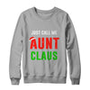 Santa Aunt Claus Matching Family Christmas Pajamas T-Shirt & Sweatshirt | Teecentury.com