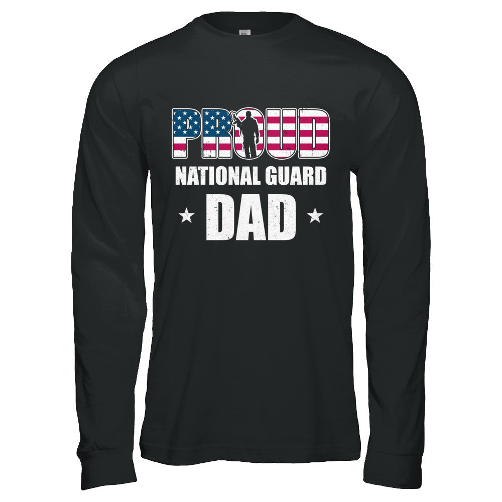 Proud National Guard Dad Veteran Fathers Day T-Shirt & Hoodie | Teecentury.com