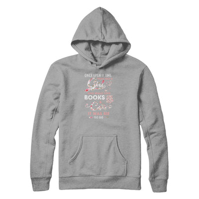 There Was A Girl Who Really Loved Books And Cats T-Shirt & Tank Top | Teecentury.com