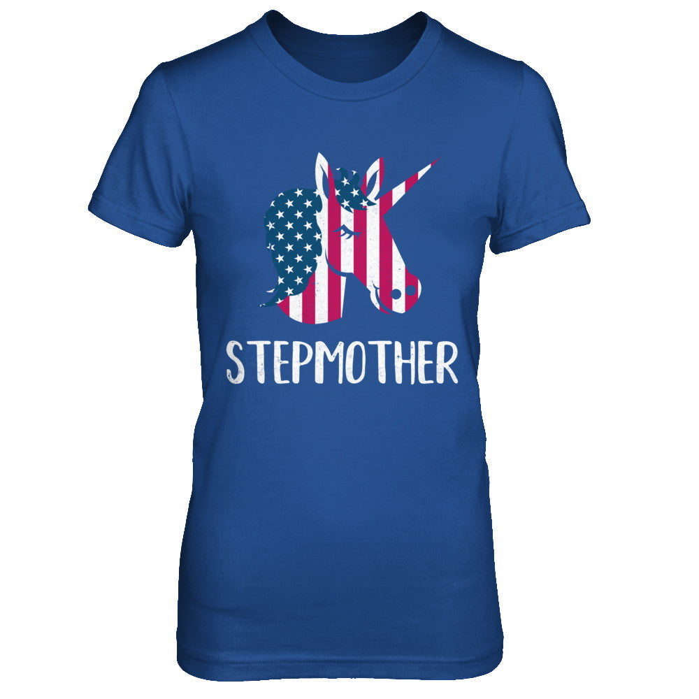 Patriotic Stepmother Unicorn Americorn 4Th Of July T-Shirt & Hoodie | Teecentury.com