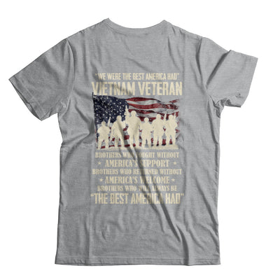 Vietnam Veteran The Best America Had Proud T-Shirt & Hoodie | Teecentury.com