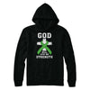 God Will Give Me Strength Green Awareness Ribbon Gift T-Shirt & Hoodie | Teecentury.com