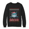 Santa Hat Auntie Shark Ugly Christmas Sweater T-Shirt & Sweatshirt | Teecentury.com