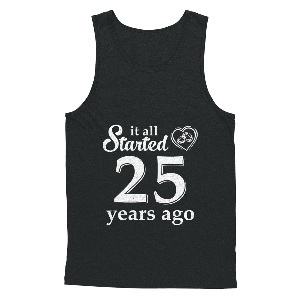 25Th Wedding Anniversary Married Couples 1997 Husband Wife T-Shirt & Hoodie | Teecentury.com