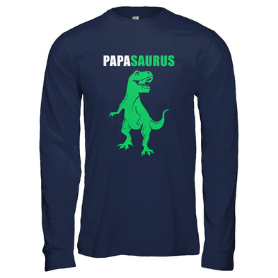 Papasarus Funny Dinosaur First Time Papa Fathers Day T-Shirt & Hoodie | Teecentury.com