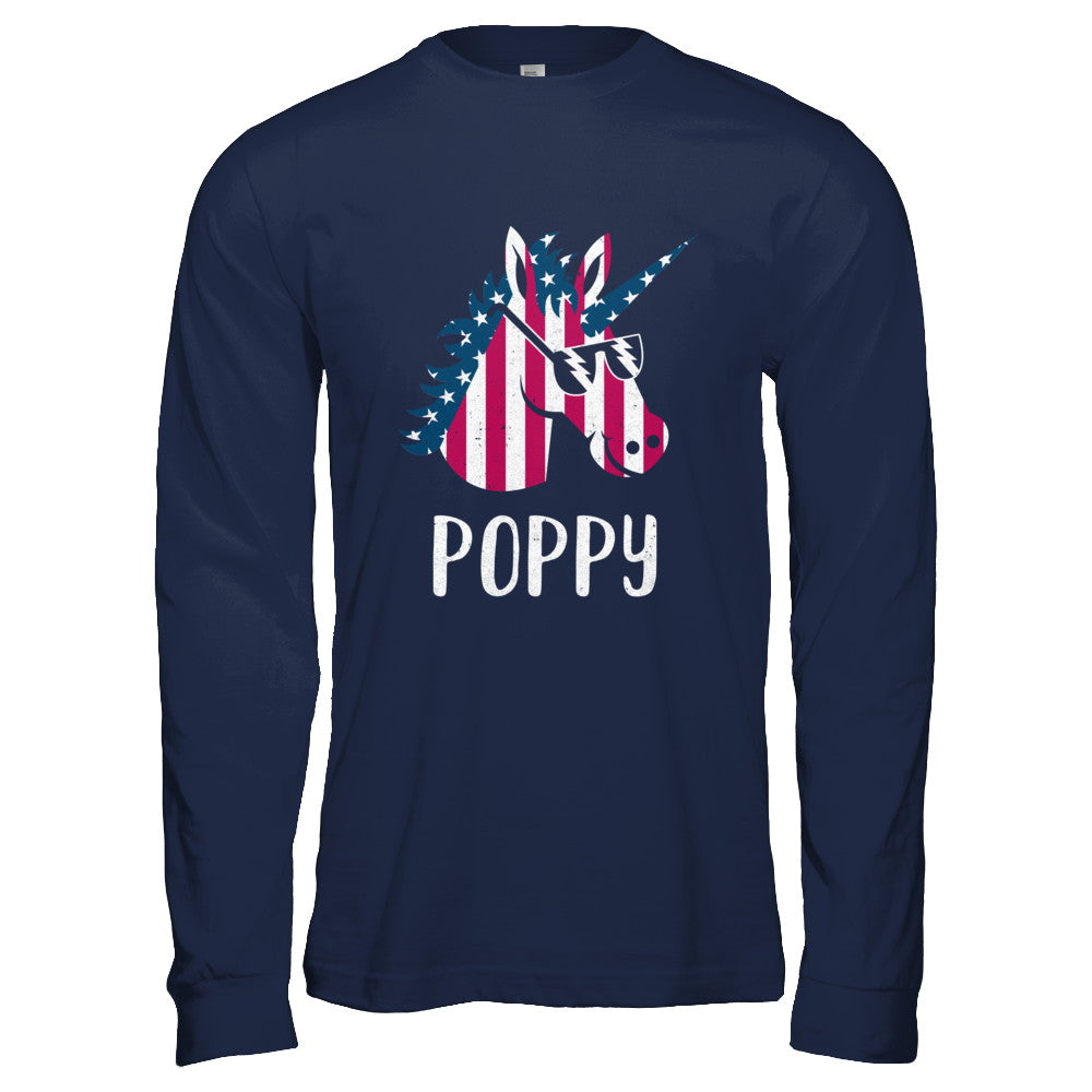 Patriotic Poppy Unicorn Americorn 4Th Of July T-Shirt & Hoodie | Teecentury.com