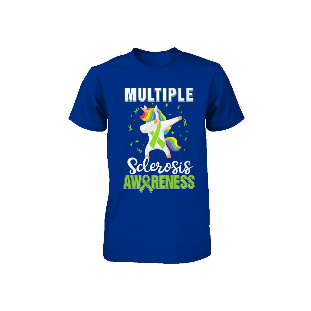 Inspirational Multiple Sclerosis Awareness Unicorn Support Youth Youth Shirt | Teecentury.com