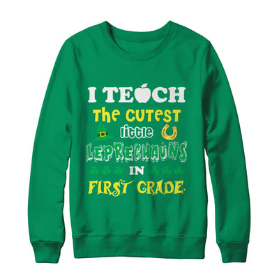 First Grade Leprechaun St Patricks Day Teacher T-Shirt & Hoodie | Teecentury.com