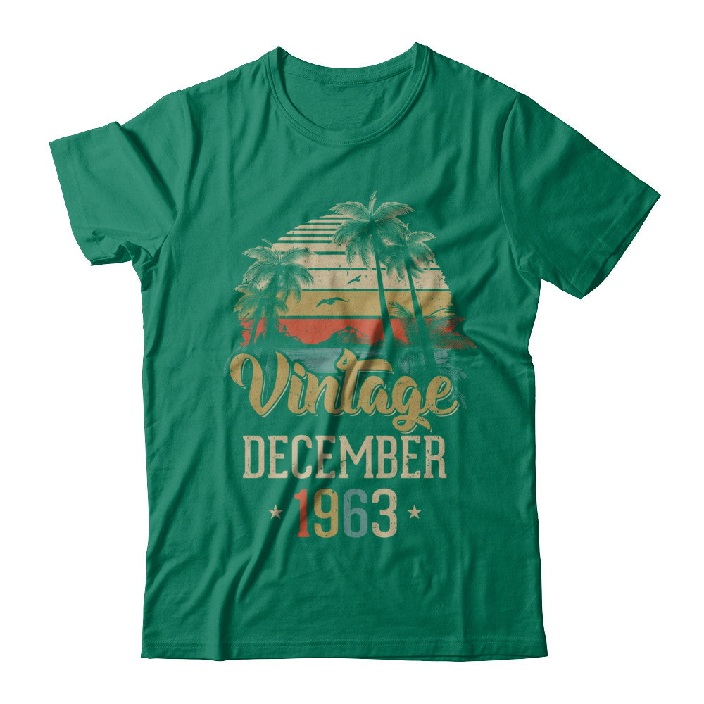 Retro Classic Vintage December 1963 59th Birthday Gift T-Shirt & Hoodie | Teecentury.com
