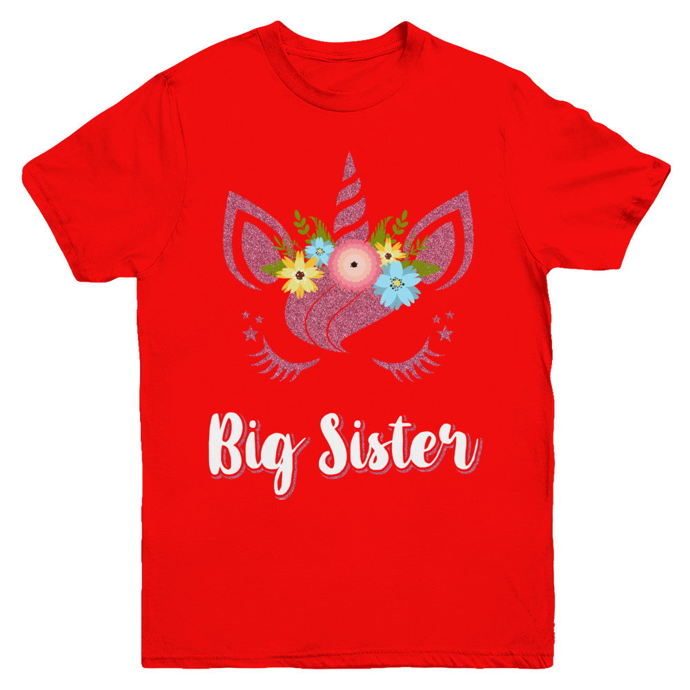 Unicorn Big Sister I'm Going To Be A Big Sister Youth Youth Shirt | Teecentury.com