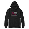 Fight Burgundy Ribbon US Flag Multiple Myeloma Awareness T-Shirt & Hoodie | Teecentury.com