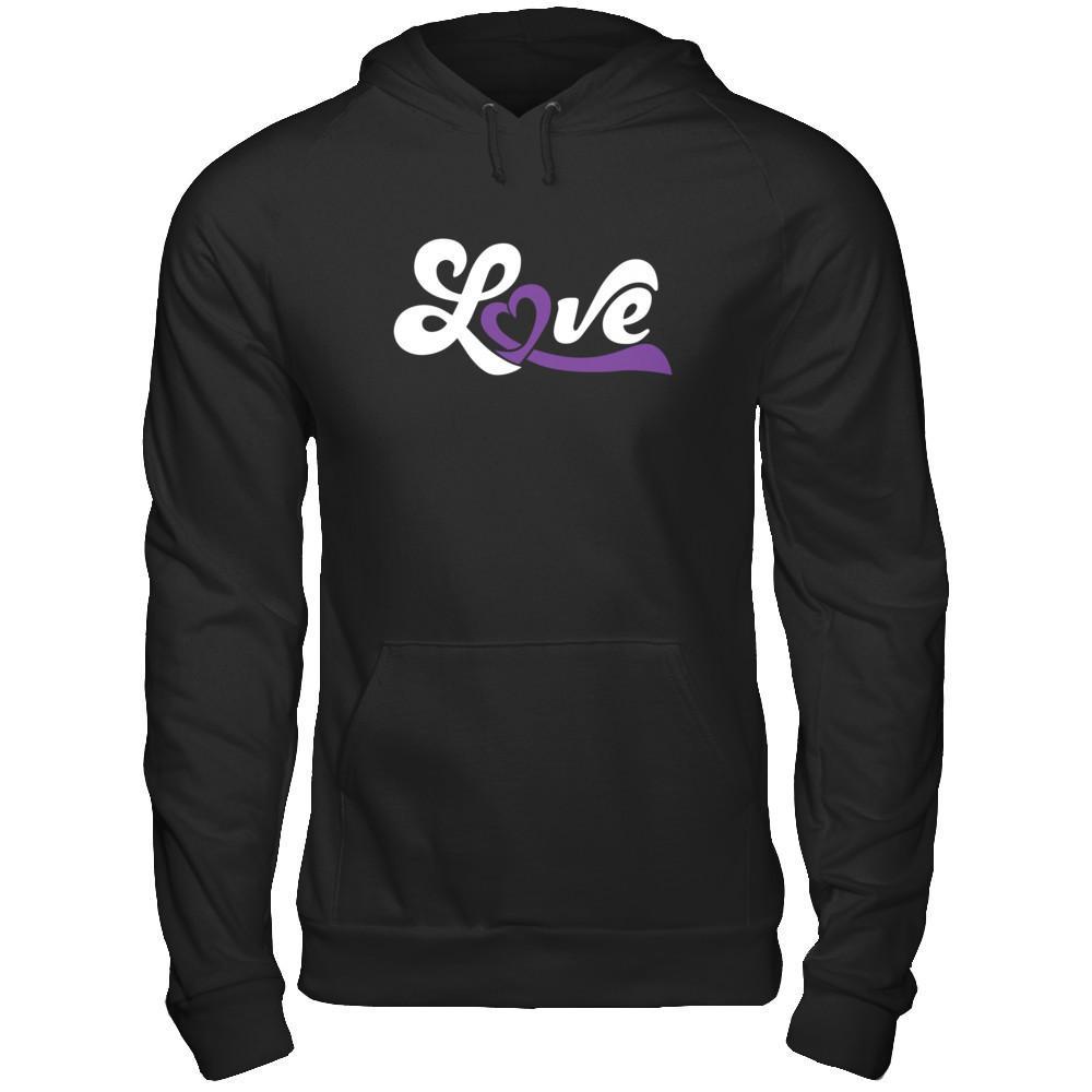 Love Purple Awareness Ribbon T-Shirt & Hoodie | Teecentury.com