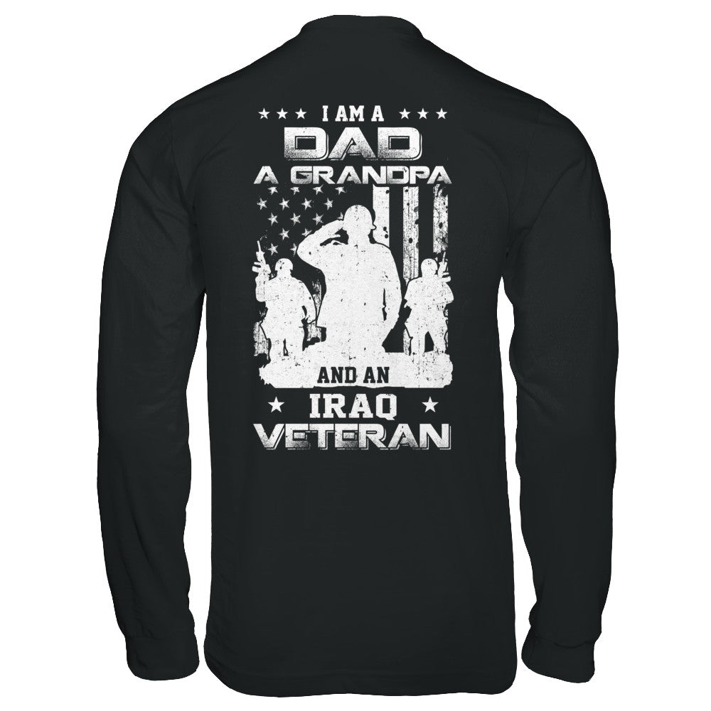 I'm A Dad A Grandpa And An Iraq Veteran T-Shirt & Hoodie | Teecentury.com