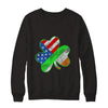 Vintage AMERICAN FLAG Ireland St Patricks Day T-Shirt & Hoodie | Teecentury.com