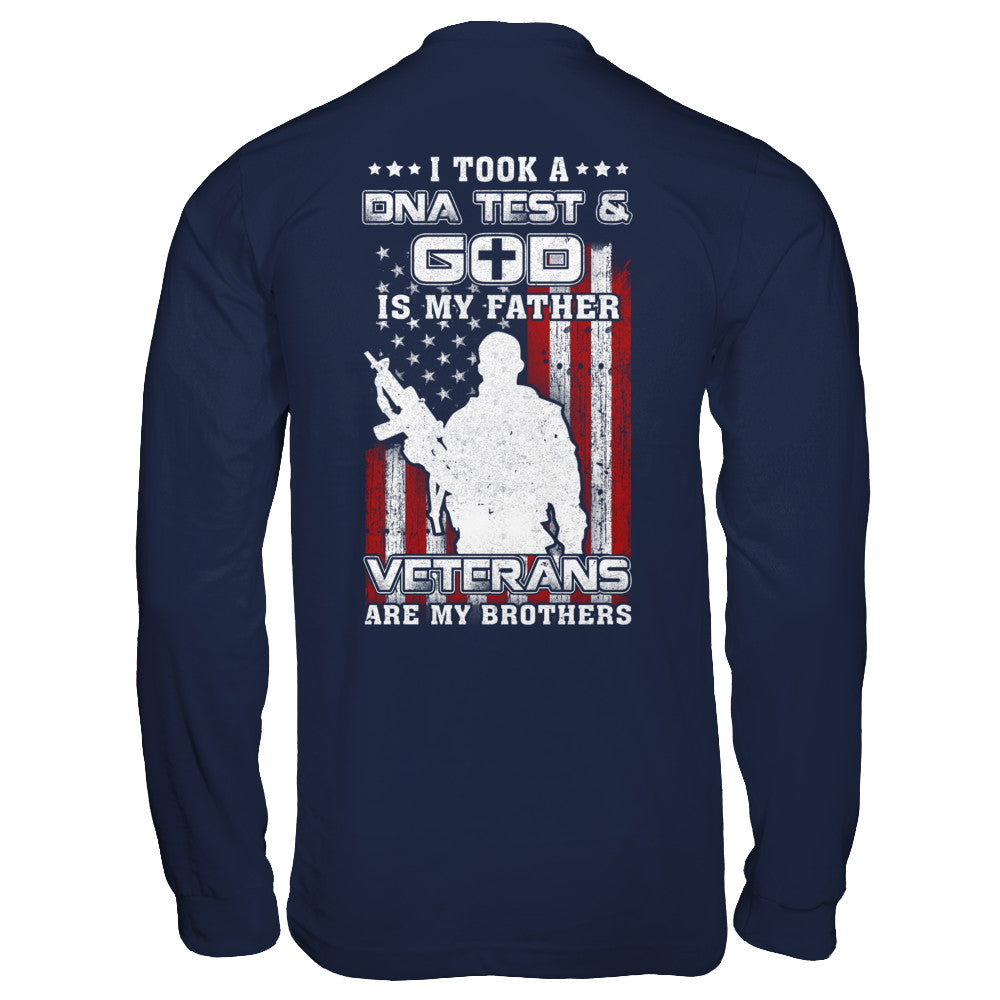 I Took A Dna Test God Is My Father Veterans Brothers T-Shirt & Hoodie | Teecentury.com