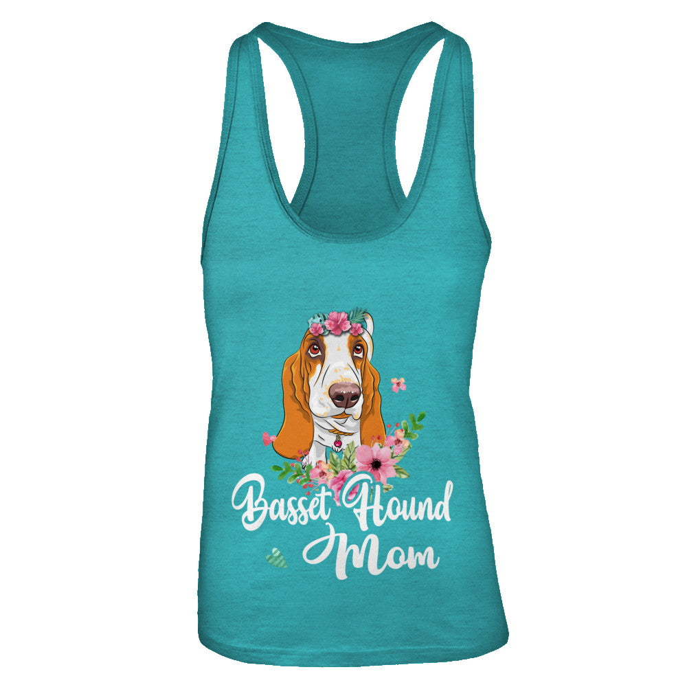 Basset hound mom outlet shirt