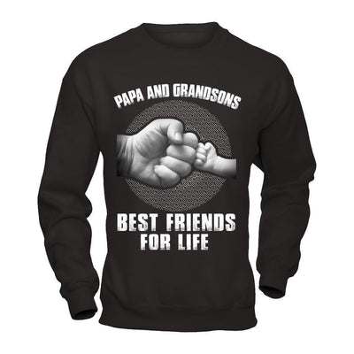 Papa And Grandsons Best Friends For Life T-Shirt & Hoodie | Teecentury.com