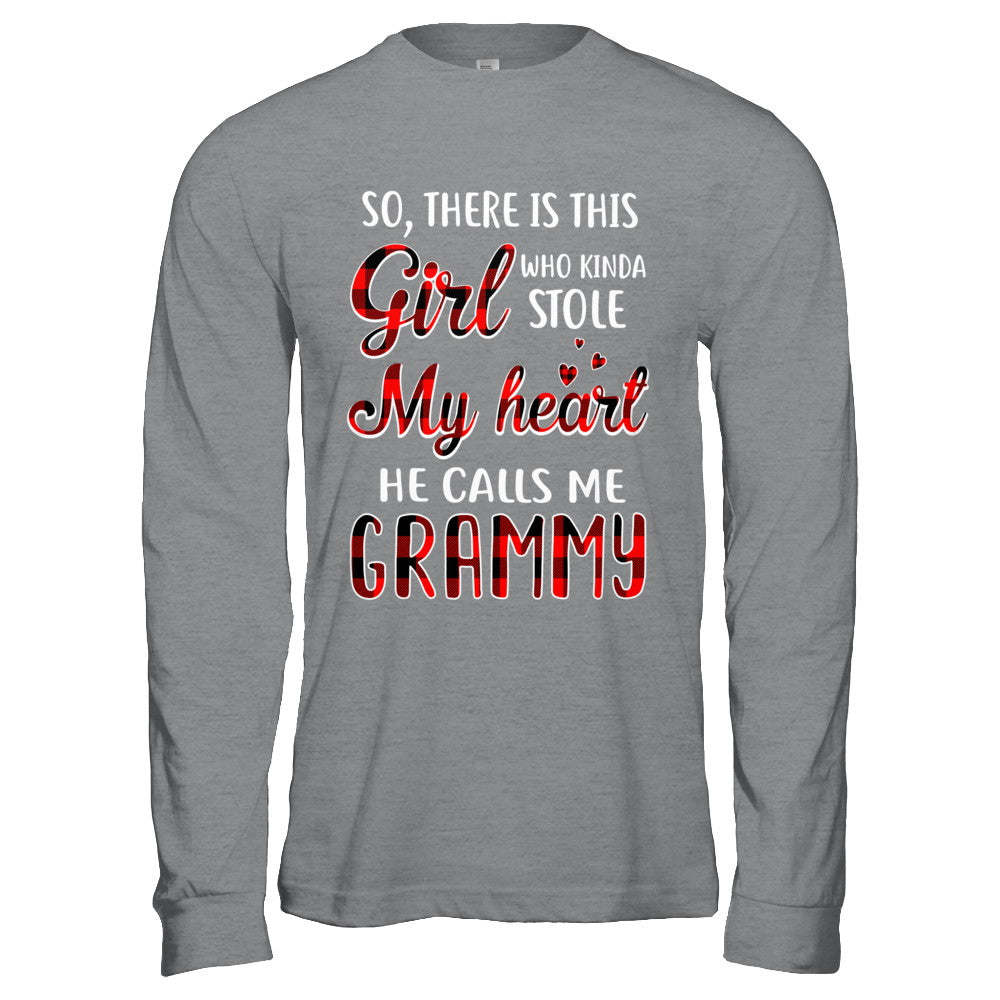 This Girl Who Kinda Stole My Heart He Calls Me Grammy T-Shirt & Hoodie | Teecentury.com