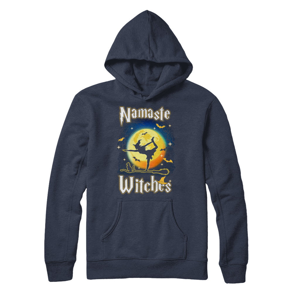 Namaste Witches Yoga Halloween T-Shirt & Hoodie | Teecentury.com