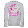 July Lady She Slays She Prays She's Beautiful She's Bold T-Shirt & Hoodie | Teecentury.com