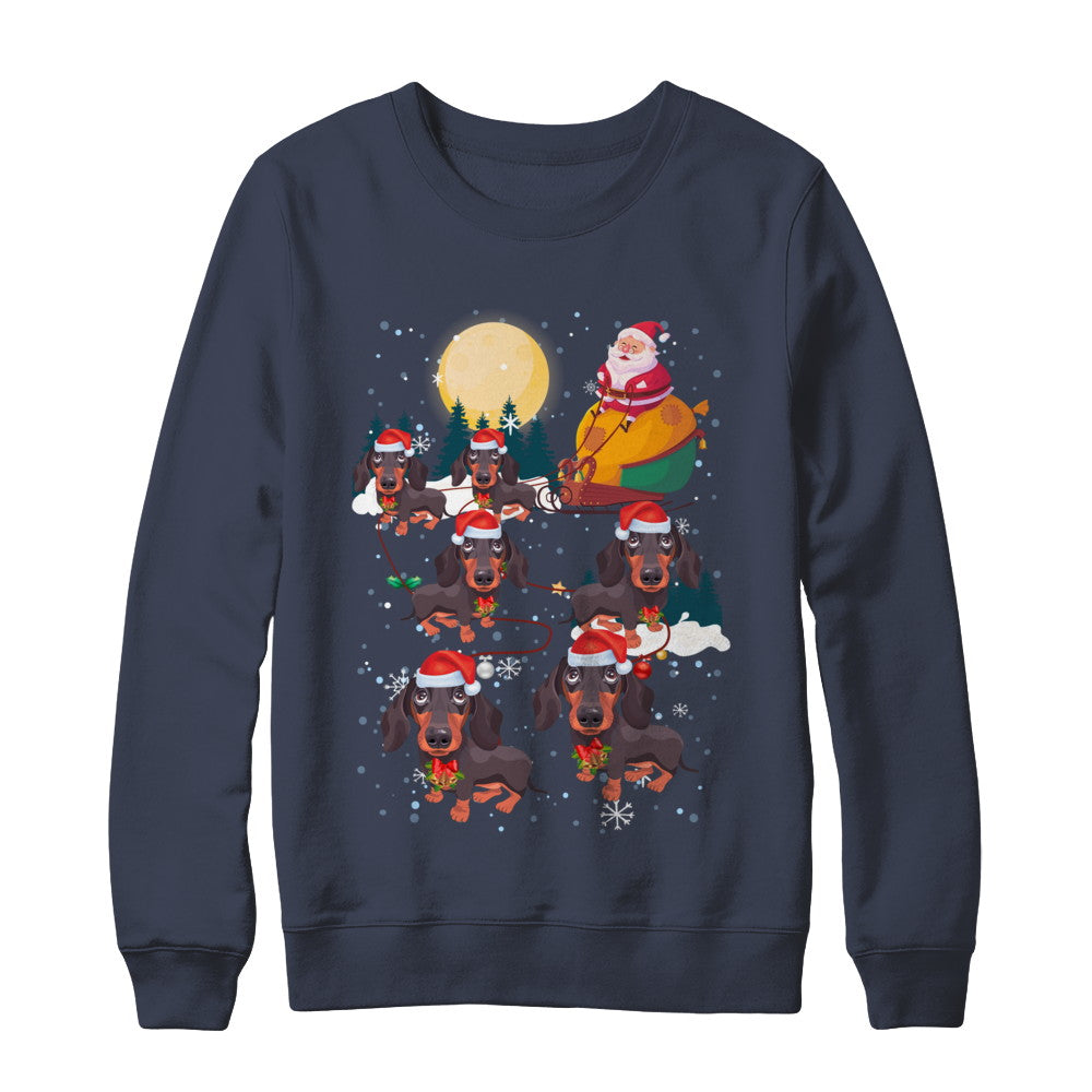 Dog Reindeer Dachshund Christmas Gift T-Shirt & Sweatshirt | Teecentury.com