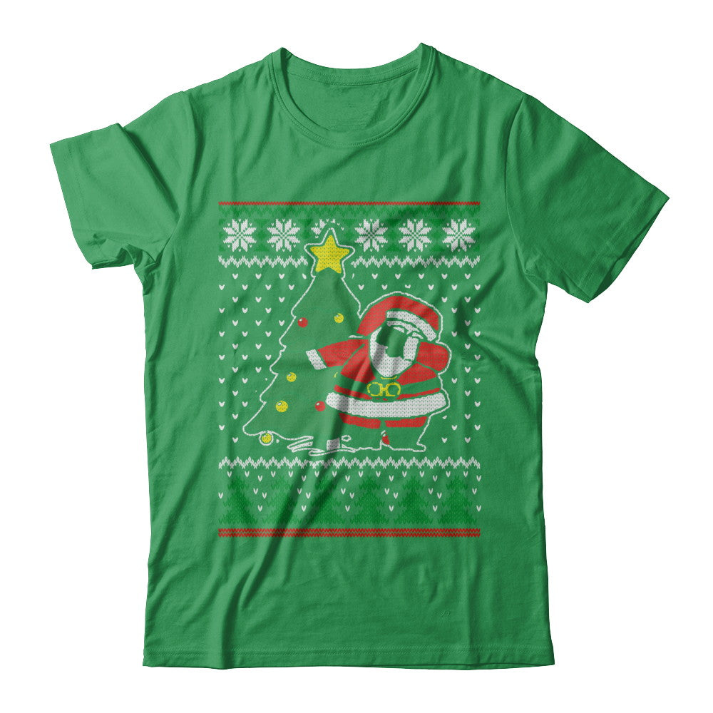 Dabbing Santa Ugly Sweater Christmas T-Shirt & Sweatshirt | Teecentury.com