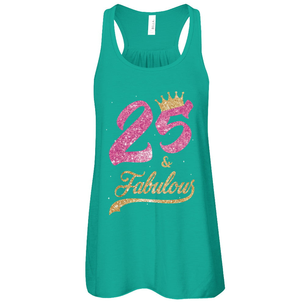 25 And Fabulous 1997 25th Birthday Gift T-Shirt & Tank Top | Teecentury.com