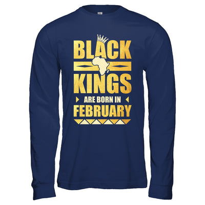 Black Kings Are Born In February Birthday T-Shirt & Hoodie | Teecentury.com