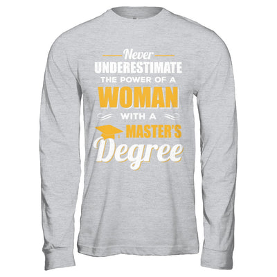 Funny Woman With A Masters Degree Graduation Gift T-Shirt & Hoodie | Teecentury.com