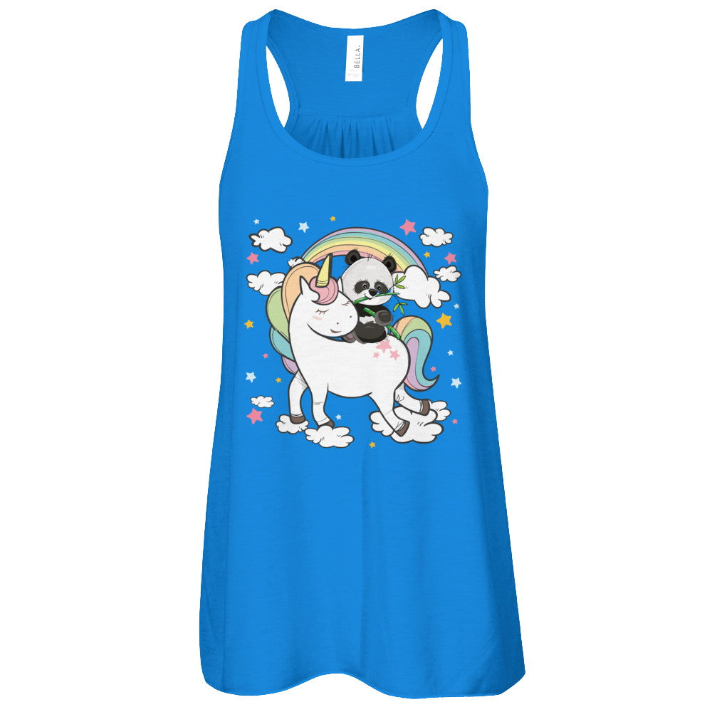 Panda Riding Unicorn T-Shirt & Tank Top | Teecentury.com