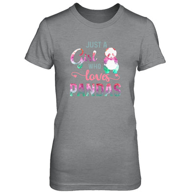 Just A Girl Who Loves Pandas Panda Lover T-Shirt & Tank Top | Teecentury.com