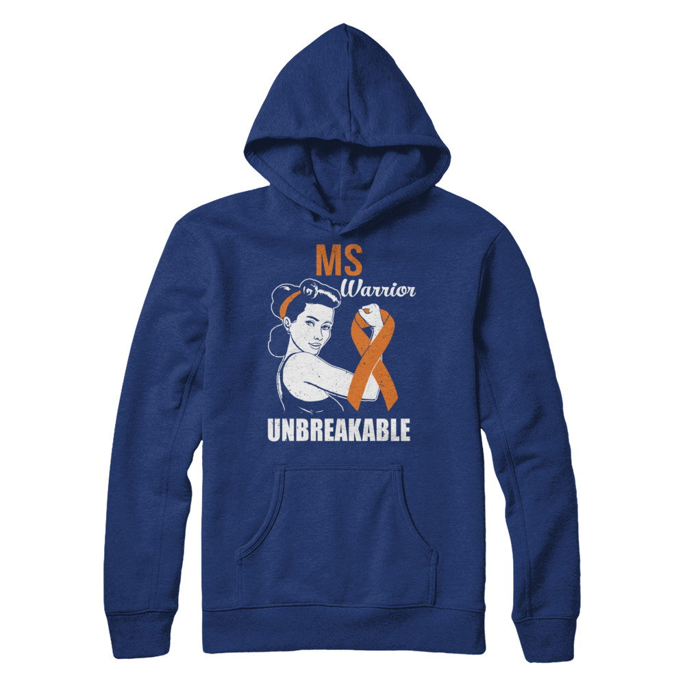 MS Warrior Unbreakable Multiple Sclerosis Awareness T-Shirt & Hoodie | Teecentury.com