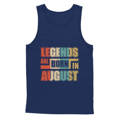 Classic Vintage Legends Are Born In August Birthday T-Shirt & Hoodie | Teecentury.com