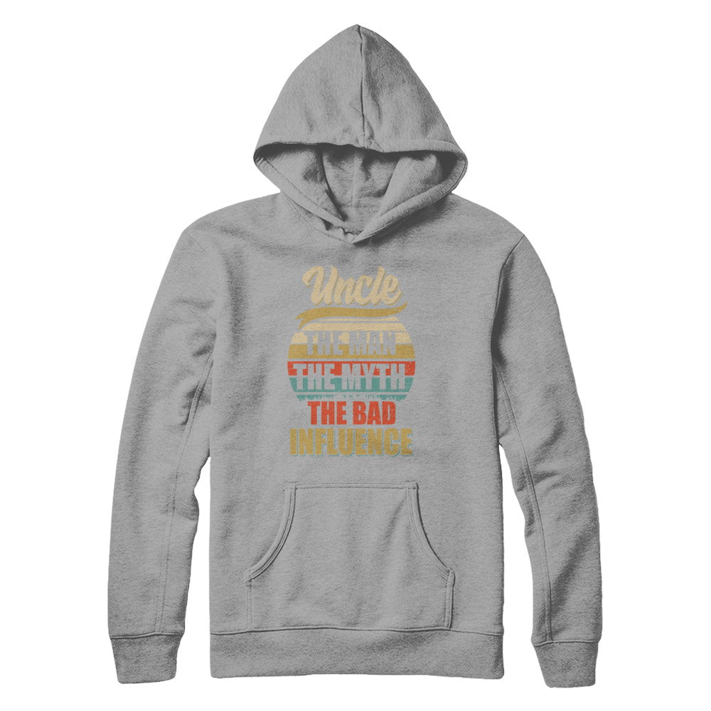 Vintage Uncle The Man The Myth The Bad Influence T-Shirt & Hoodie | Teecentury.com
