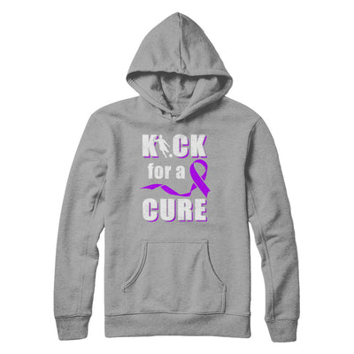 Kick For A Cure Soccer Alzheimers Pancreatic Lupus Awareness T-Shirt & Hoodie | Teecentury.com