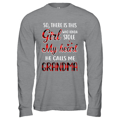 This Girl Who Kinda Stole My Heart He Calls Me Grandma T-Shirt & Hoodie | Teecentury.com
