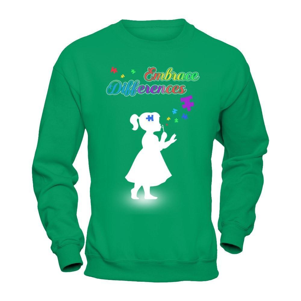 Autism Awareness Embrace Differences T-Shirt & Hoodie | Teecentury.com