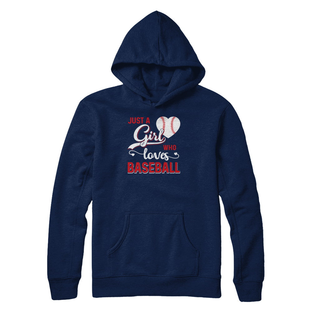 Just A Girl Who Loves Baseball T-Shirt & Tank Top | Teecentury.com