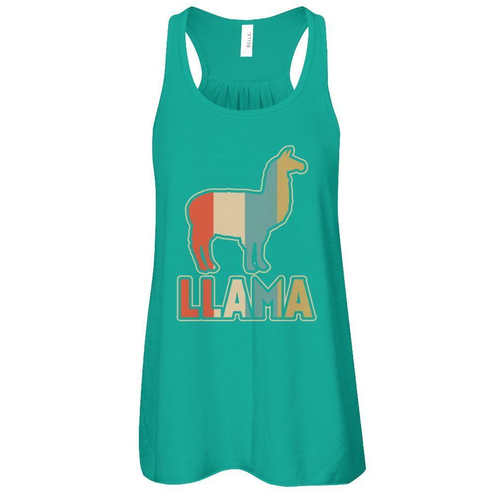 Classic Vintage Retro Style Llama T-Shirt & Tank Top | Teecentury.com