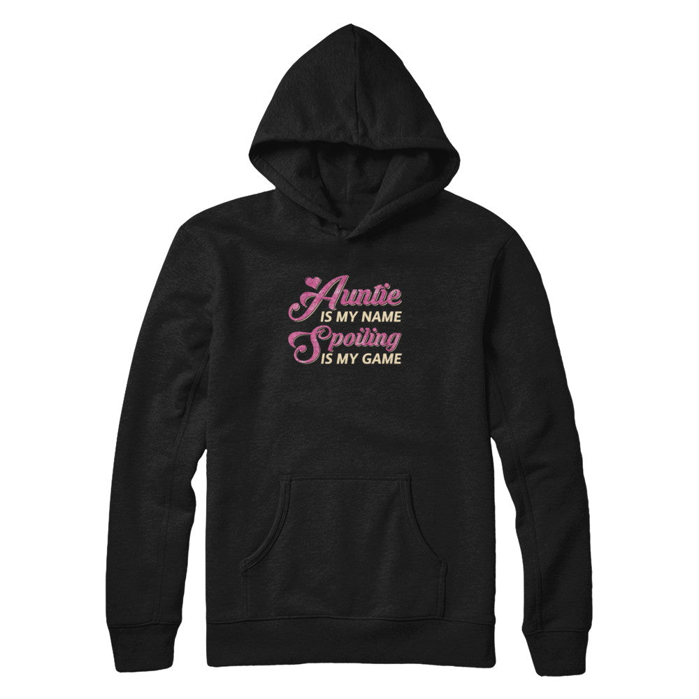 Auntie Is My Name Spoiling Is My Game T-Shirt & Tank Top | Teecentury.com