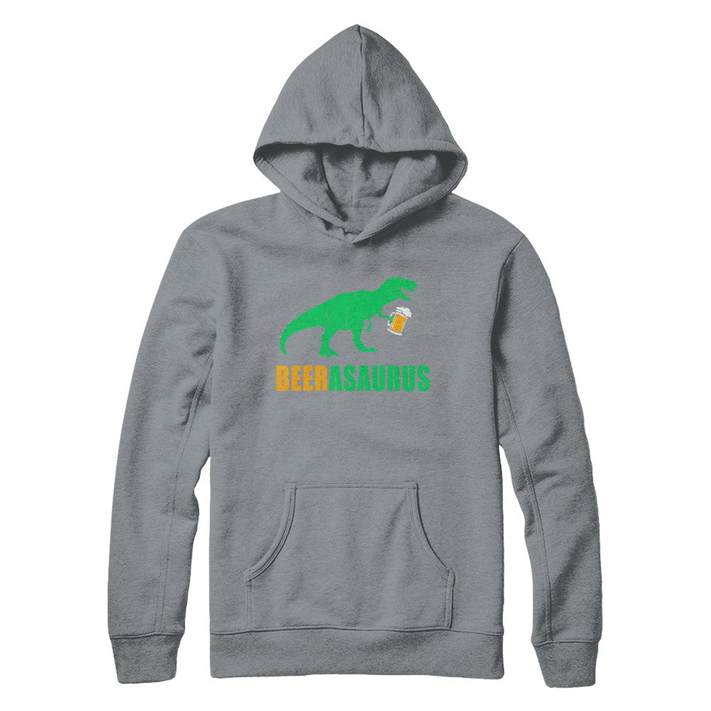 Beerasaurus Funny International Beer Day Dinosaur Gift T-Shirt & Hoodie | Teecentury.com