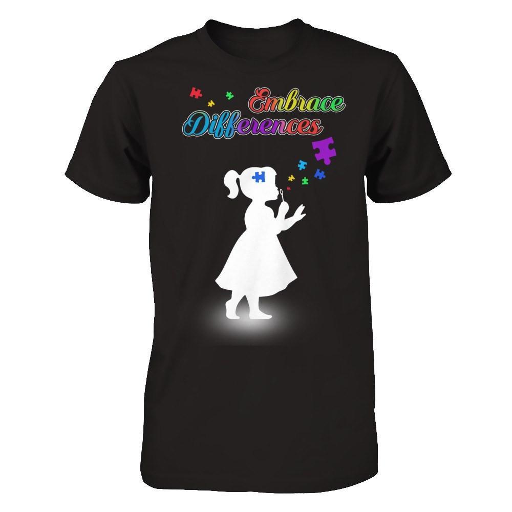 Autism Awareness Embrace Differences T-Shirt & Hoodie | Teecentury.com