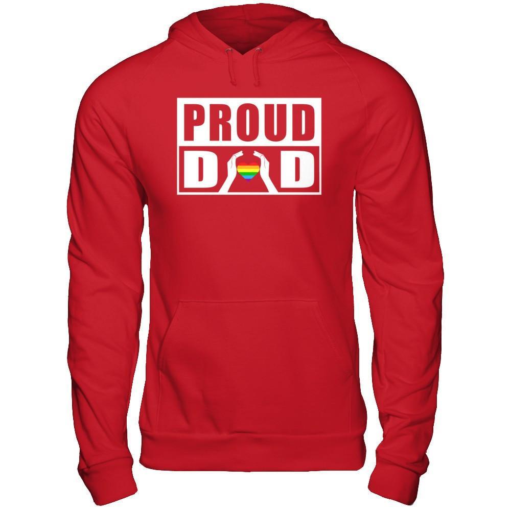 Proud Dad Lgbt Gay Lesbian Pride T-Shirt & Hoodie | Teecentury.com