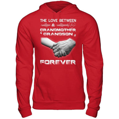 The Love Between A Grandmother And Grandson Is Forever T-Shirt & Hoodie | Teecentury.com